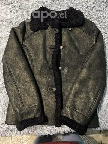 Chaqueta tipo Gamulan 100% Cuero