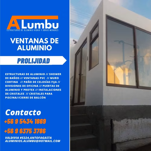 Fabricación de ventanas y estructuras de aluminio