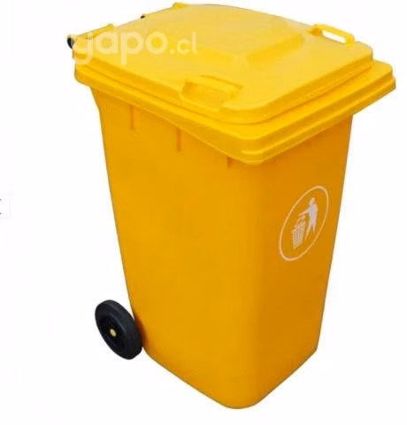Basurero Amarillo 240 litros