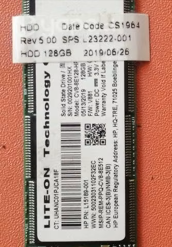 Disco duro SSD 128GB PCIe - Imagen 2