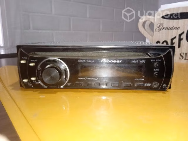 Radio auto Pioneer nueva x 4 años, sin uso hace 5