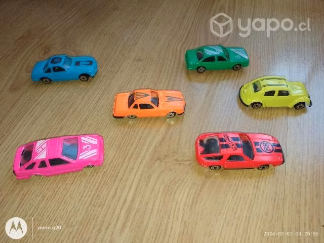 6 autos escala 1:64