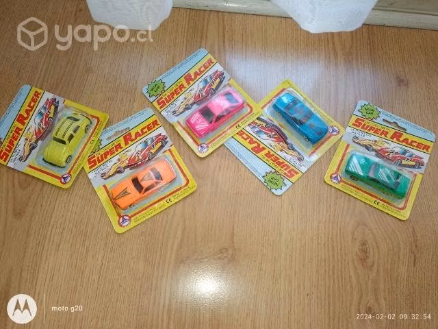 6 autos escala 1:64