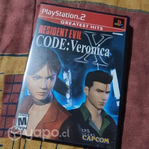 Juego colección Ps2 Resident Evil Código Verónica