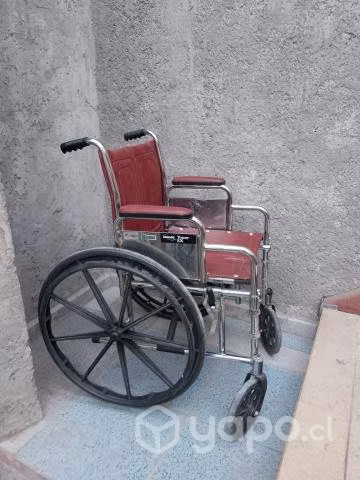 Silla de Ruedas Roja - Imagen 3