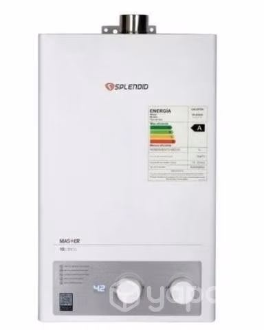 Calefón a gas natural 10litros.Tiron forzado Splen