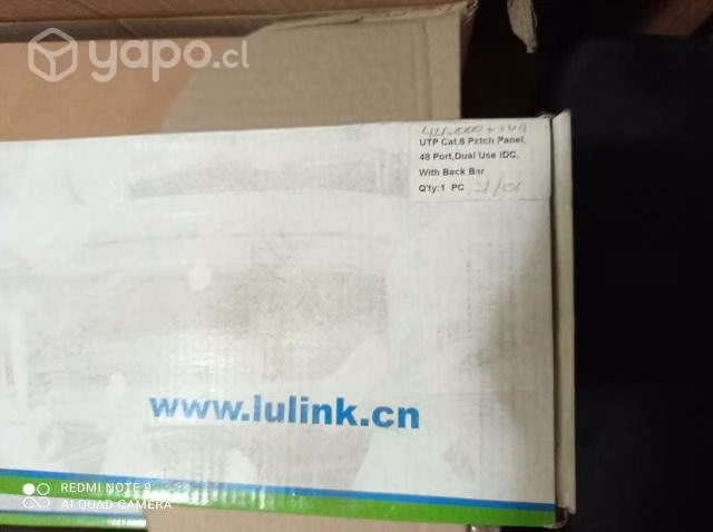 Patch Panel 48 puertos Cat 5e Ulink