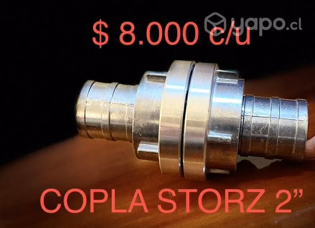 Coplas storz en 2 y 3 pulgadas