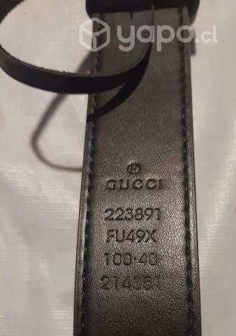 Cinturón GUCCI Original c/Boleta/Caja/Certificado - Imagen 5
