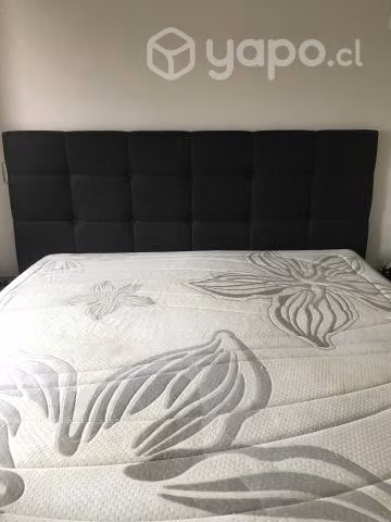Cama super king con respaldo - Imagen 4