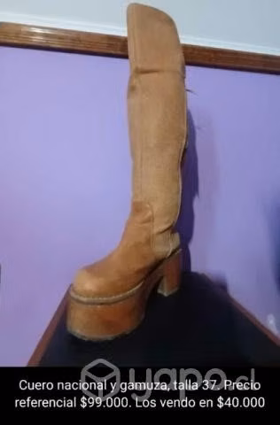 Bellas botas y botines, de marca y cuero