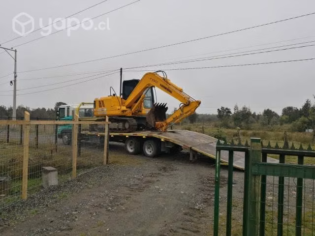 Excavadora disponible puerto montt y alrededores.
