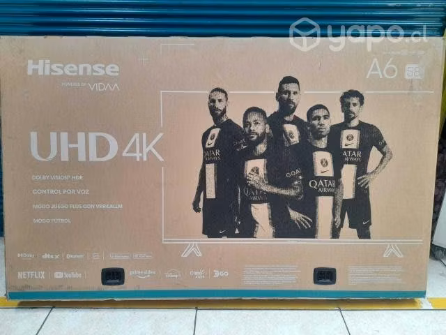 Smart tv Hisense 58 pulgadas, control de voz, blu
