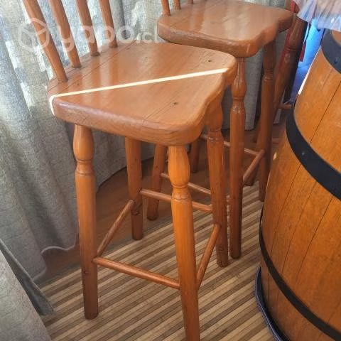 Mesa barril para terrazas más 4 sillas