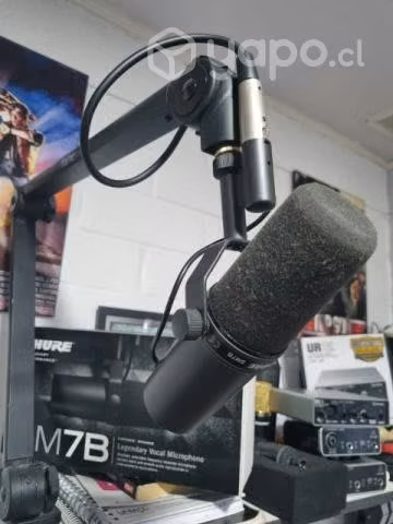 Pack - shure sm7b / interfaz ur12/brazo frameworks