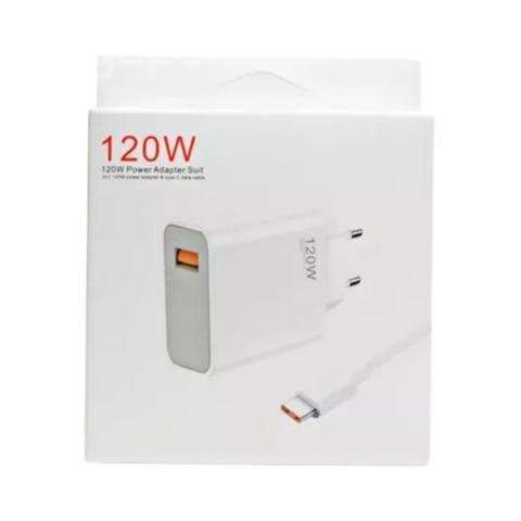 Cargador 120w Usb A Tipo C Pd Ultra Rapida + Cable - Imagen 2