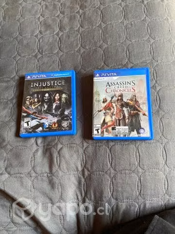 Juegos de PSvita Justice 1 y Assassin's Creed
