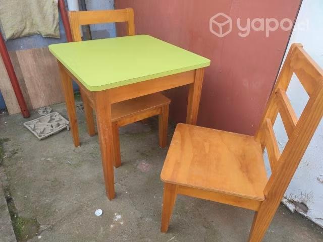 Pack mesa + 2 sillas para niños