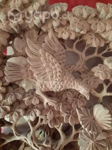 Buda tallado en madera