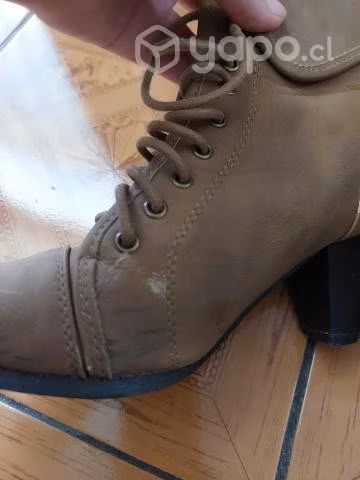 Botines café claro (37)