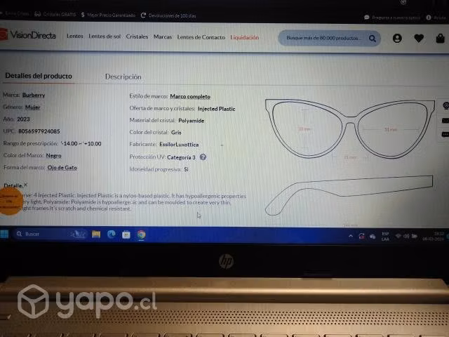 Lentes burberry - Imagen 3