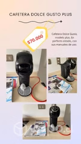 Cafetera dolce gusto plus