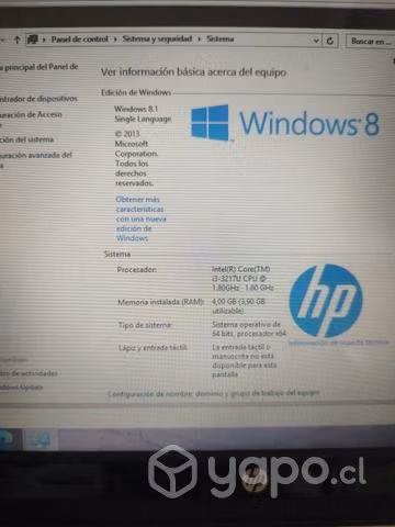 Notebook HP impecable
