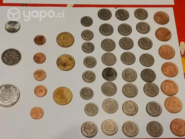Monedas chilenas antiguas