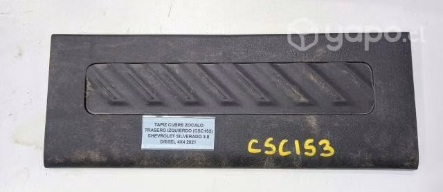 Tapiz Cubre Zocalo Trasero Izquierdo (CSC153) Chev