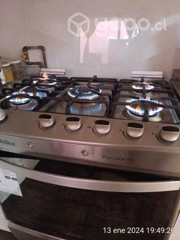 Cocina 5 quemadores (fogon central)