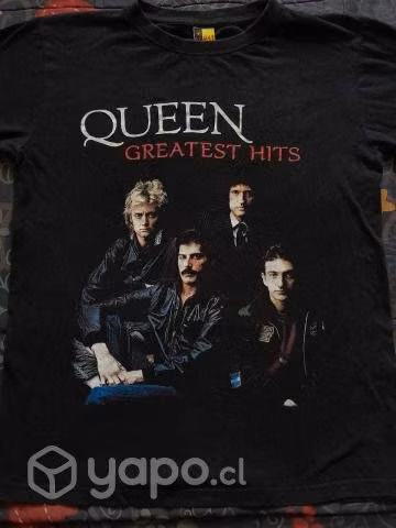 Queen polera negra