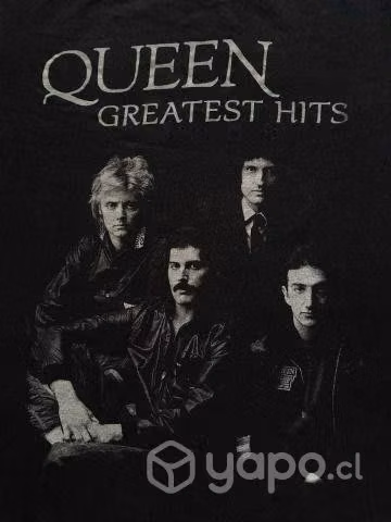 Queen polera negra