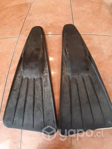2 par de aletas de buceo excelente estado