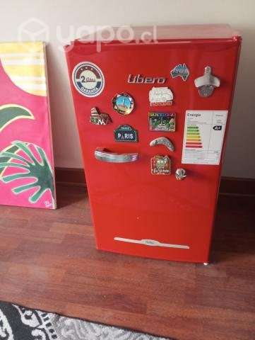 Frigobar Libero Vintage Rojo - Imagen 4