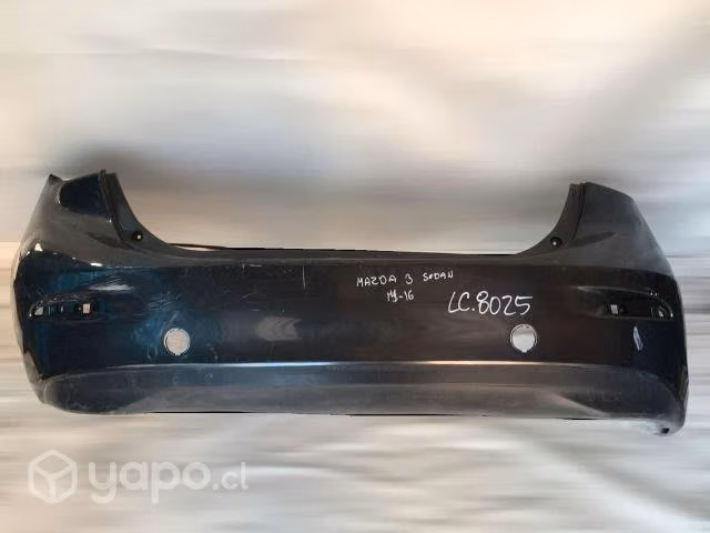 Parachoque trasero mazda 3 sedan 2014-2016