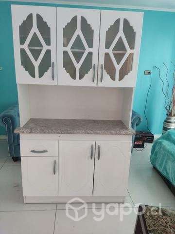 Mueble de cocina blanco bonito modelo - Imagen 6