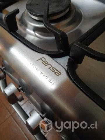 Estufa a gas acero inoxidable