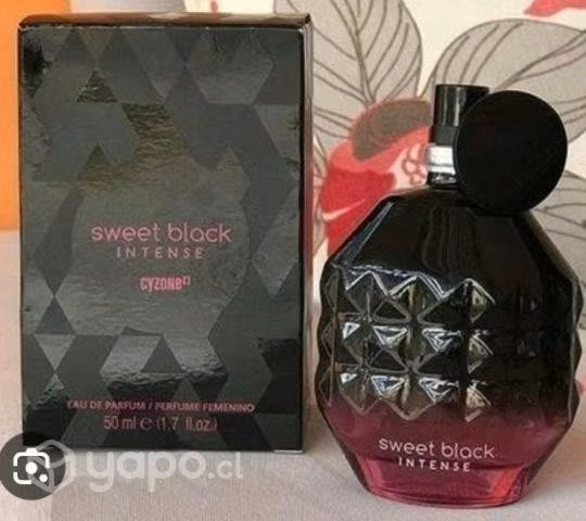 Perfume sweet black intense