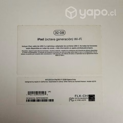 Ipad 8va generación