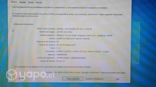 Notebook Hp