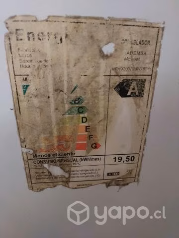 Congeladora grande funcionando impecable sin cana - Imagen 2