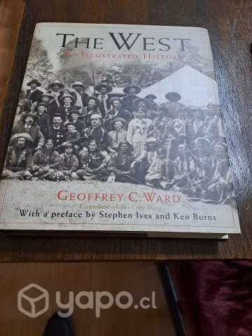 Libro con fotografías del Viejo Oeste