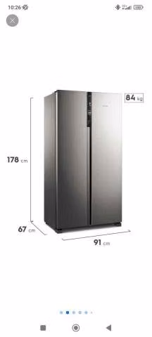 Refrigerador fensa side by side nuevo