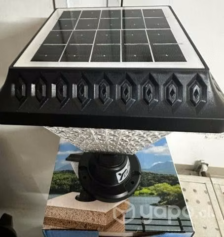 Aplique Solar Farol Led Para Exterior Multicolor - Imagen 6