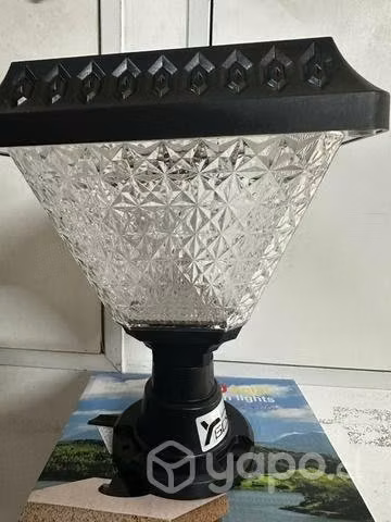 Aplique Solar Farol Led Para Exterior Multicolor - Imagen 5