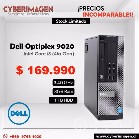 DELL OptiPlex 9020. 1TB HDD- 8 GB RAM