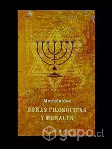 Obras filosóficas y morales - Maimónides (NUEVO)