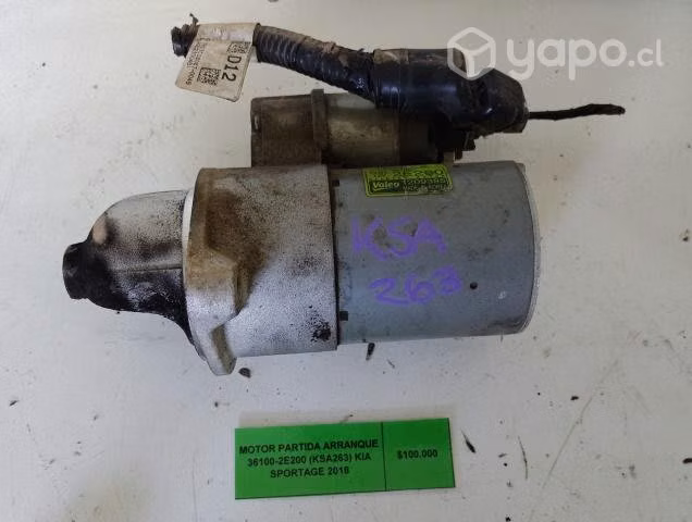 Motor Partida Arranque (KSA263) Kia Sportage