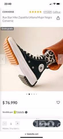 Zapatillas converse talla 38. - Imagen 2