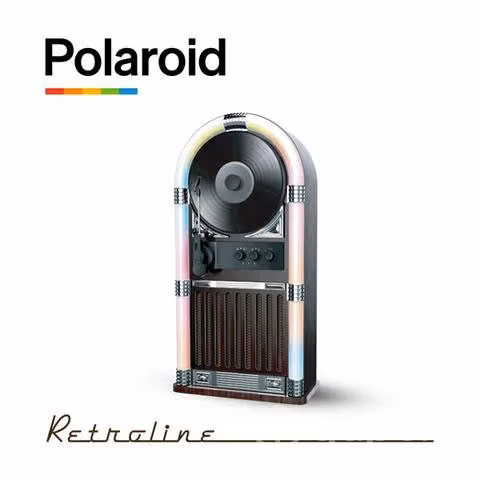 Tocadiscos retro Polaroid